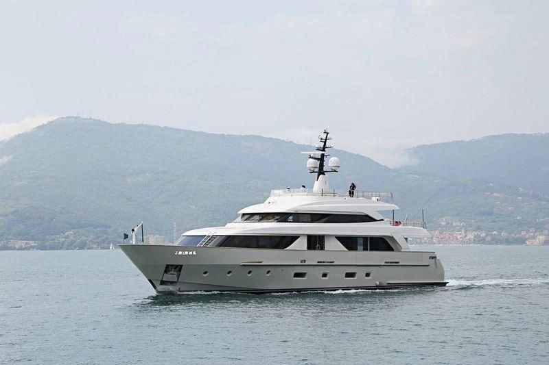 a boat in the water aboard CHRISTINA Yacht for Sale