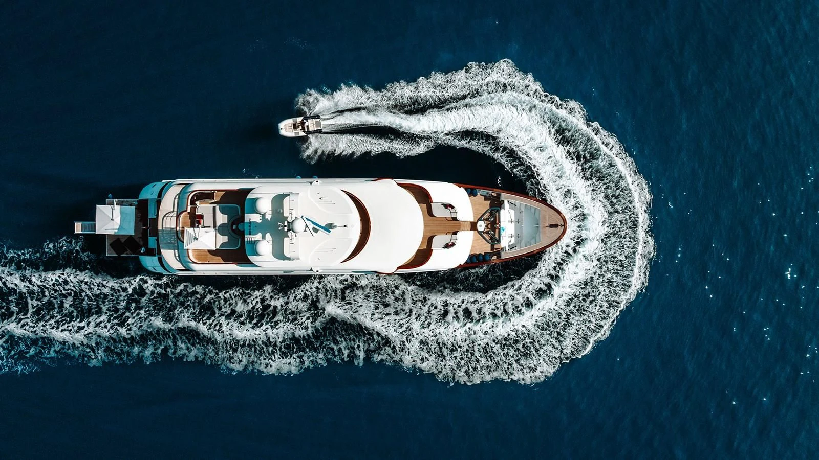 a ship in the water aboard INCAL Yacht for Sale