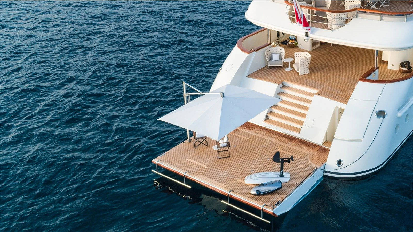 a boat on the water aboard INCAL Yacht for Sale