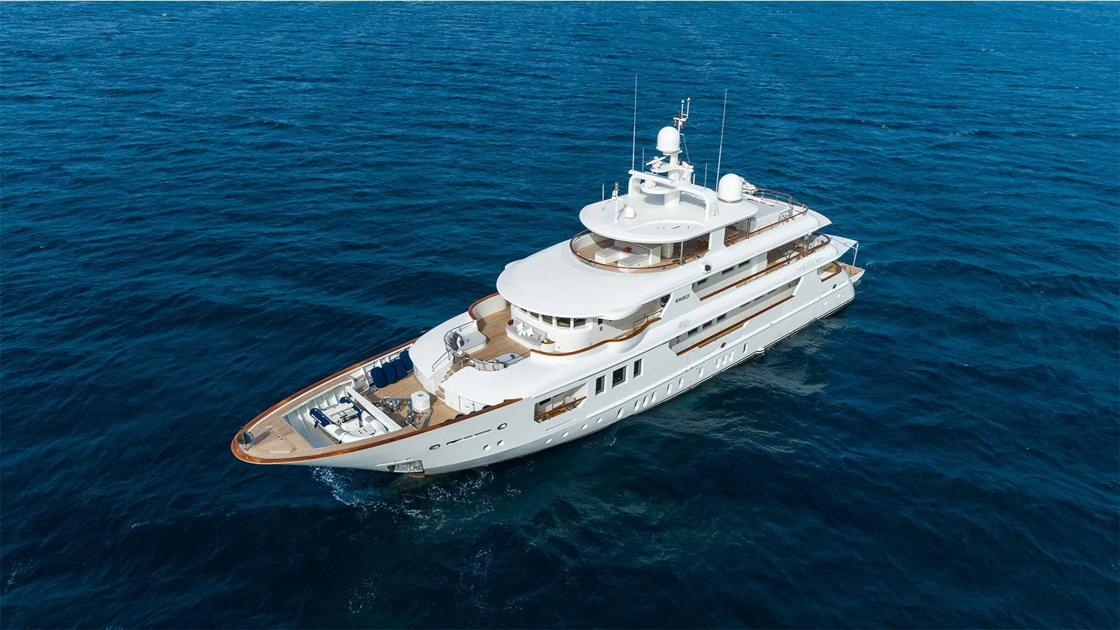 a boat in the water aboard INCAL Yacht for Sale