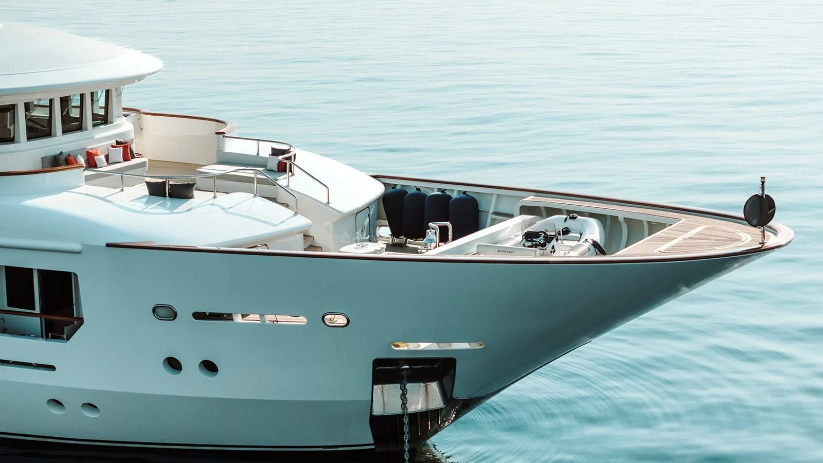 a boat in the water aboard INCAL Yacht for Sale