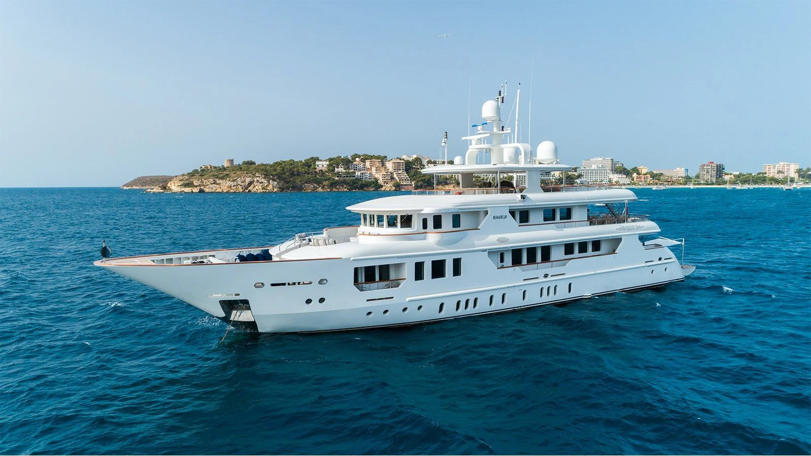 a boat in the water aboard INCAL Yacht for Sale