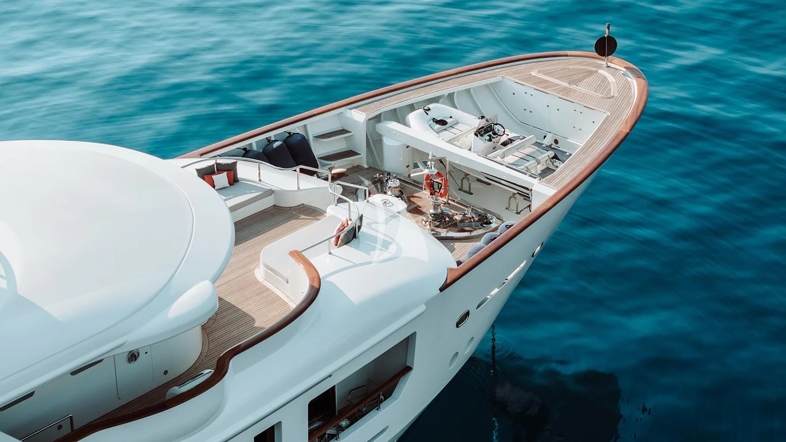 a boat on the water aboard INCAL Yacht for Sale