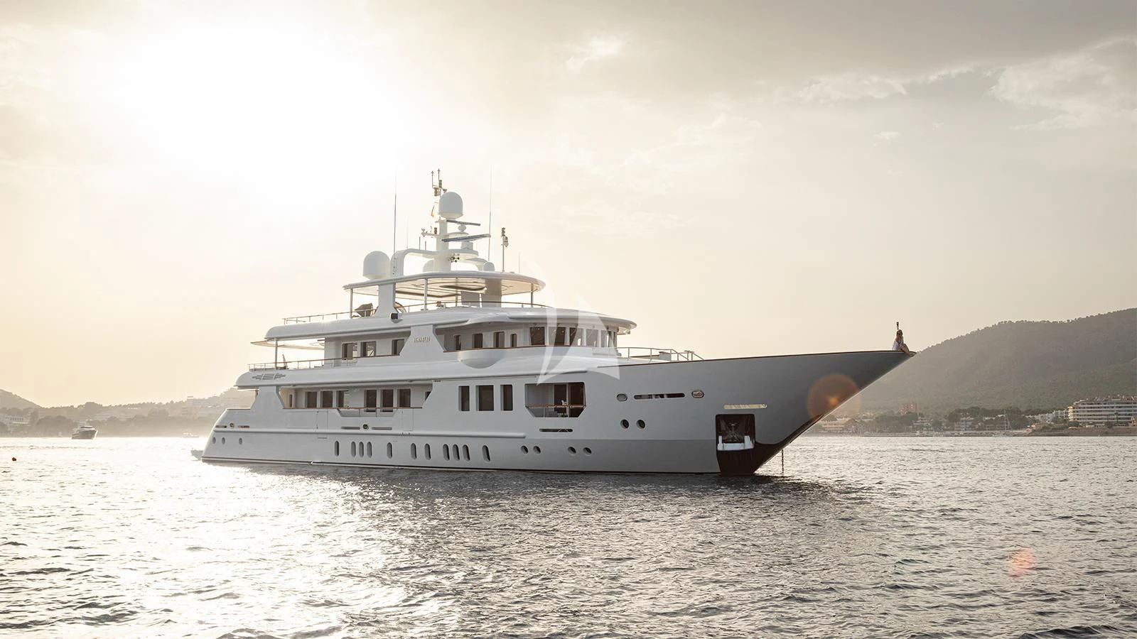 a boat on the water aboard INCAL Yacht for Sale