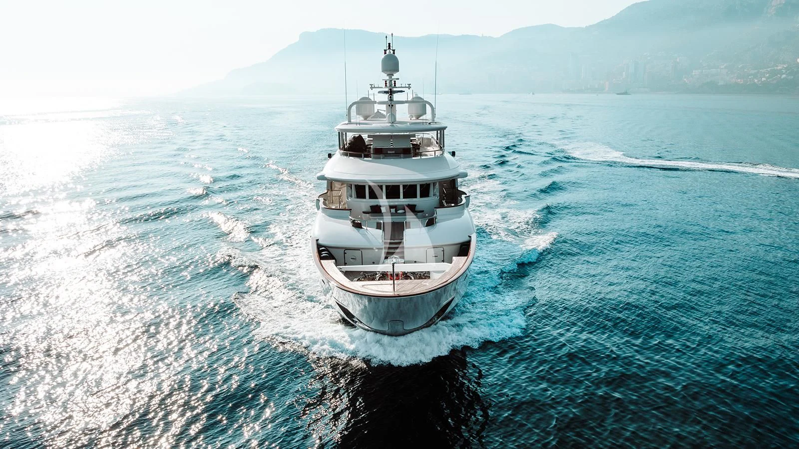 a ship in the water aboard INCAL Yacht for Sale