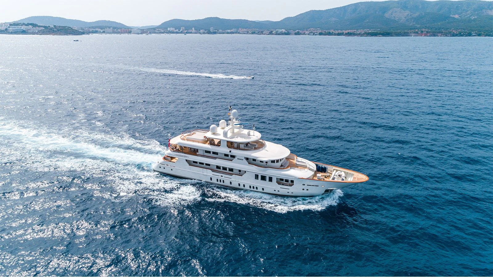 a boat on the water aboard INCAL Yacht for Sale