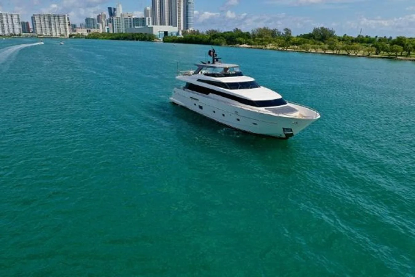a boat on the water aboard ASTONISH Yacht for Sale