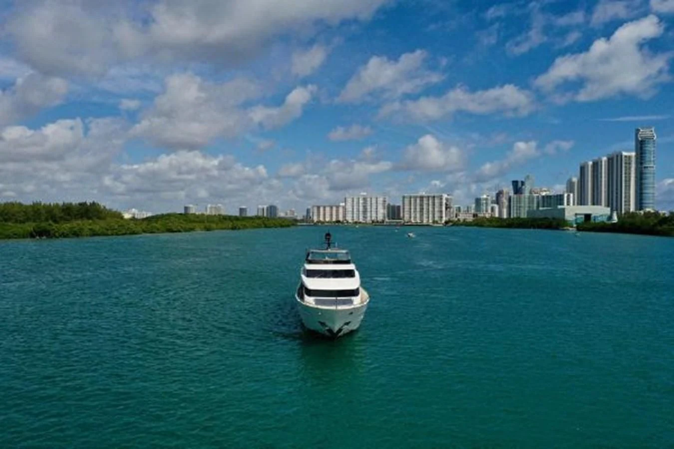 a boat on the water aboard ASTONISH Yacht for Sale