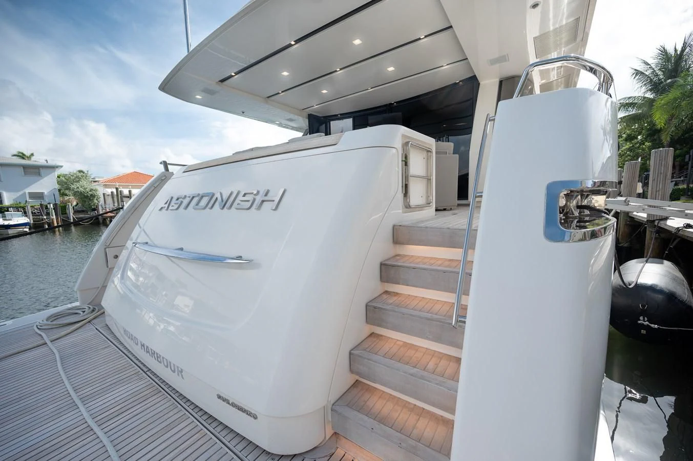 a boat on the water aboard ASTONISH Yacht for Sale
