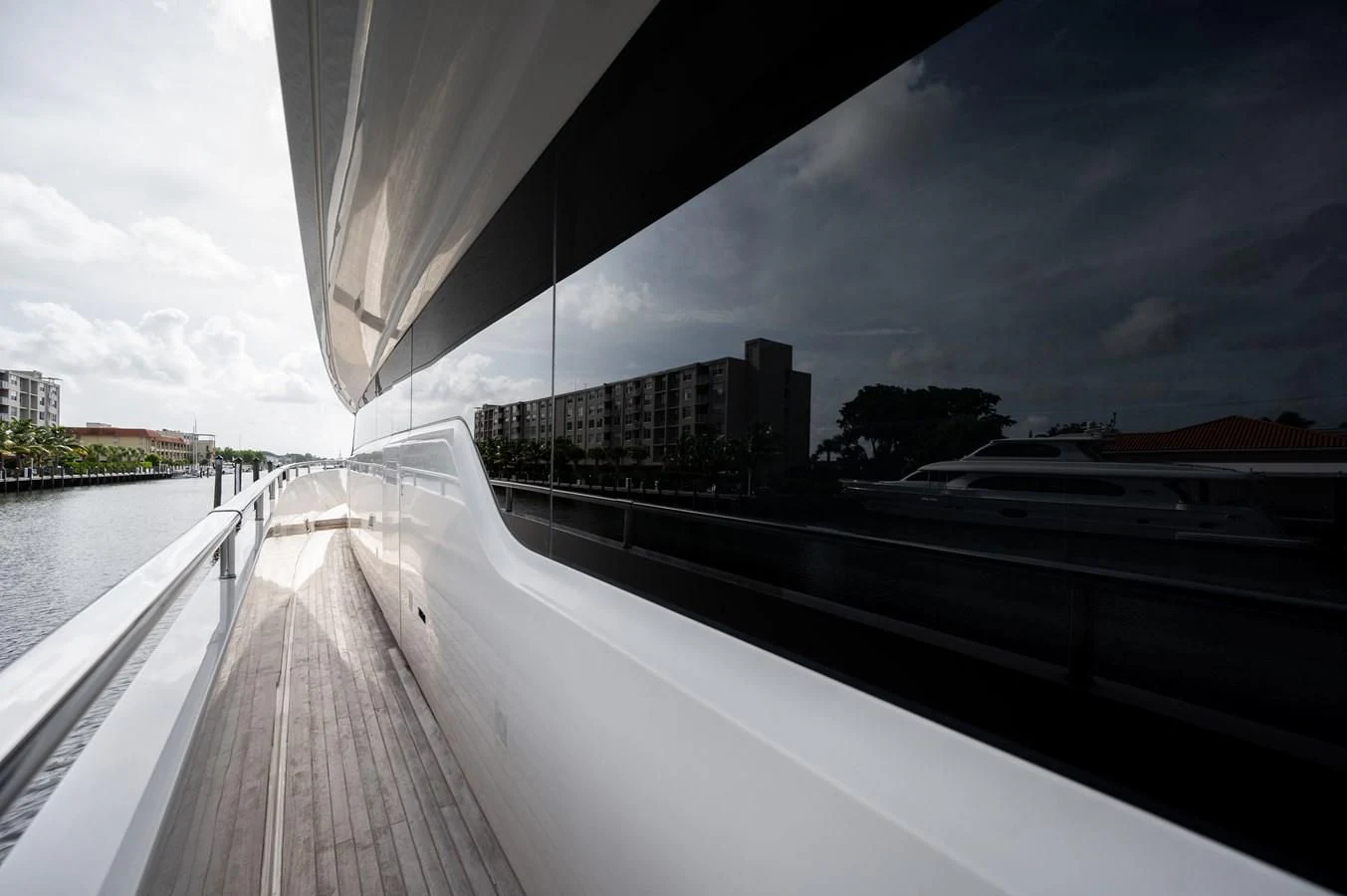 a bridge over water aboard ASTONISH Yacht for Sale