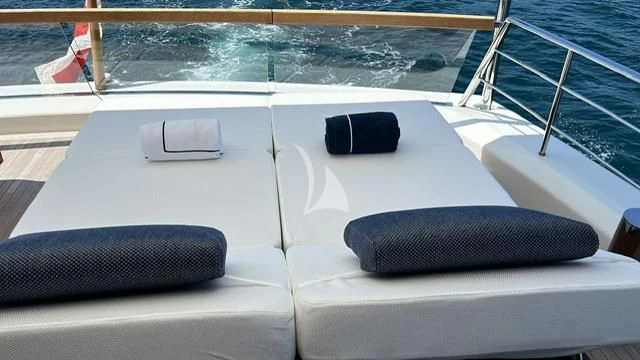 the back of a boat aboard BELLE DE NUIT Yacht for Sale
