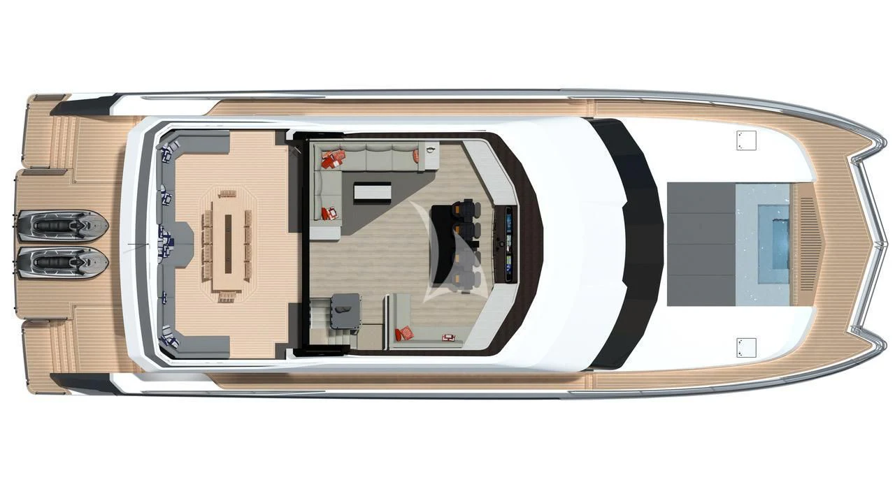 diagram aboard RUA MOANA Yacht for Sale