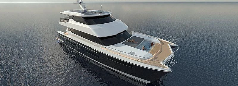 a boat on the water aboard RUA MOANA Yacht for Sale