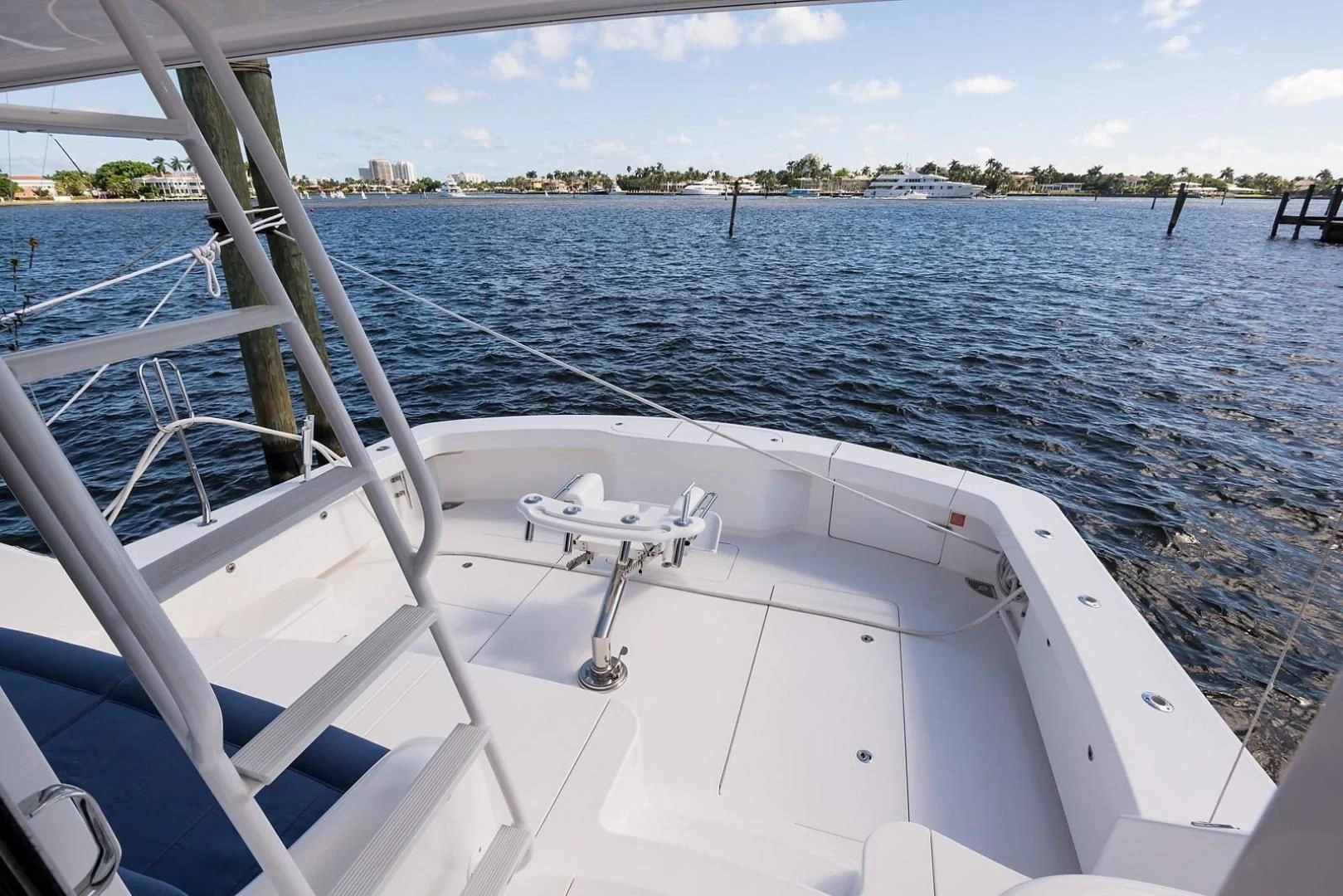a boat on the water aboard LAST CALL Yacht for Sale