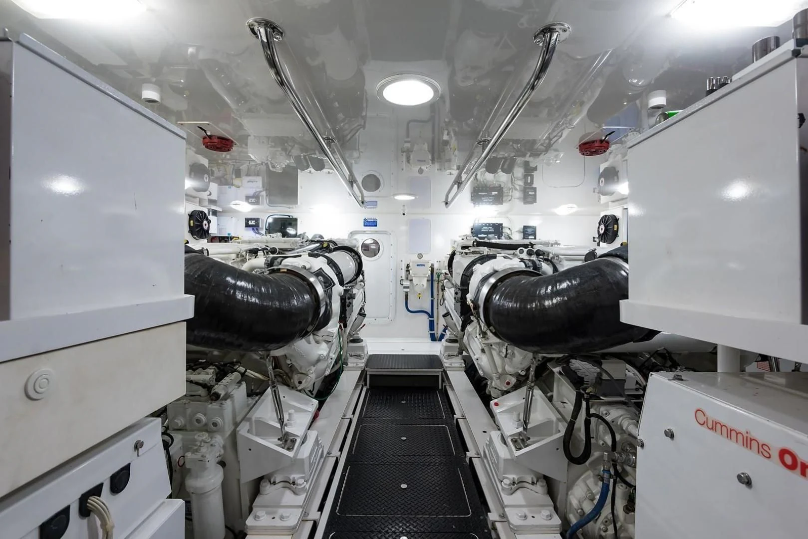 a machine with a large metal object aboard LAST CALL Yacht for Sale