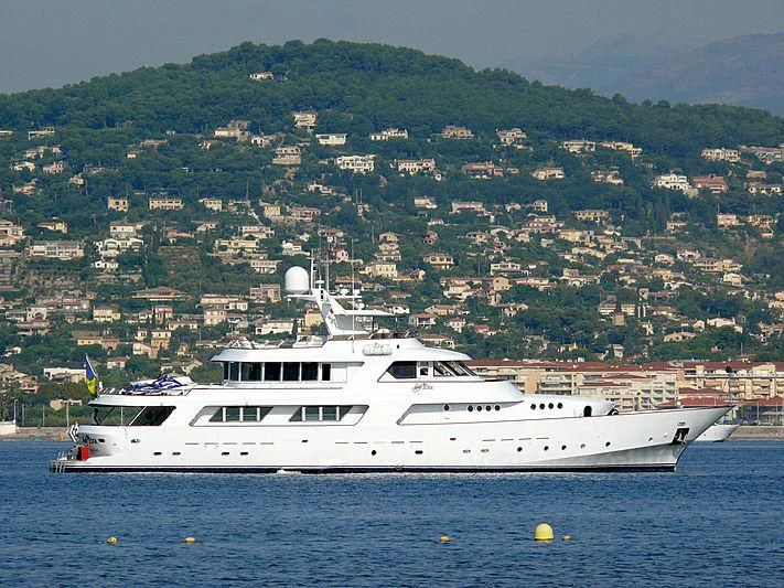 a white yacht in the water aboard NORDIC STAR Yacht for Sale