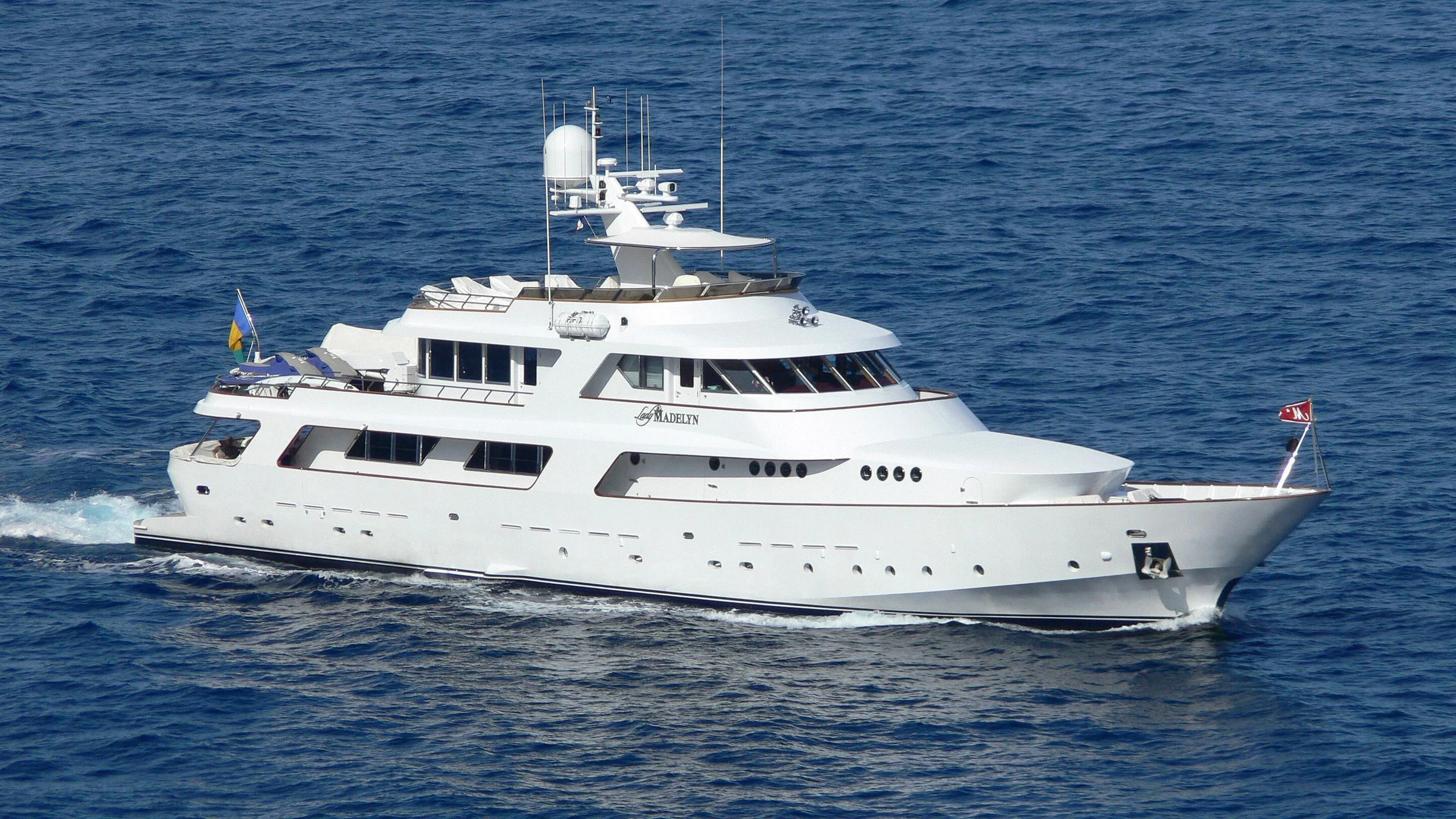 a white yacht in the water aboard NORDIC STAR Yacht for Sale