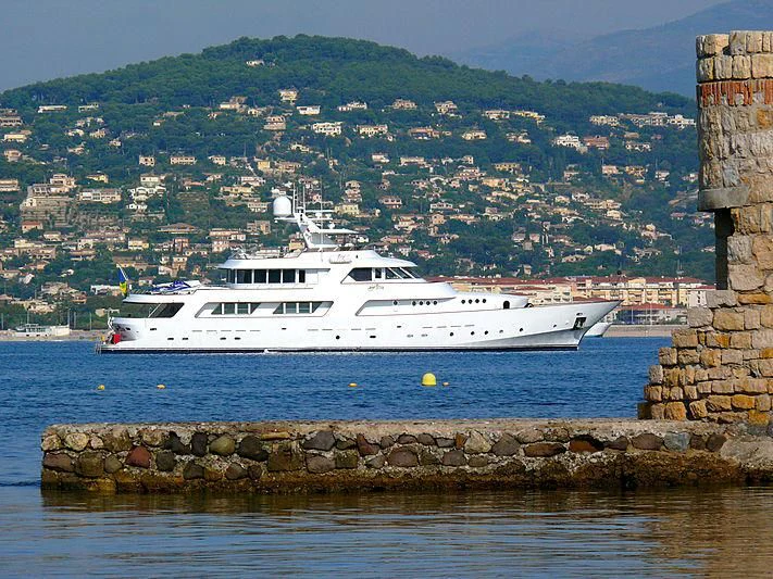 a boat on the water aboard NORDIC STAR Yacht for Sale
