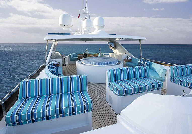 a boat on the water aboard GRADE I Yacht for Charter