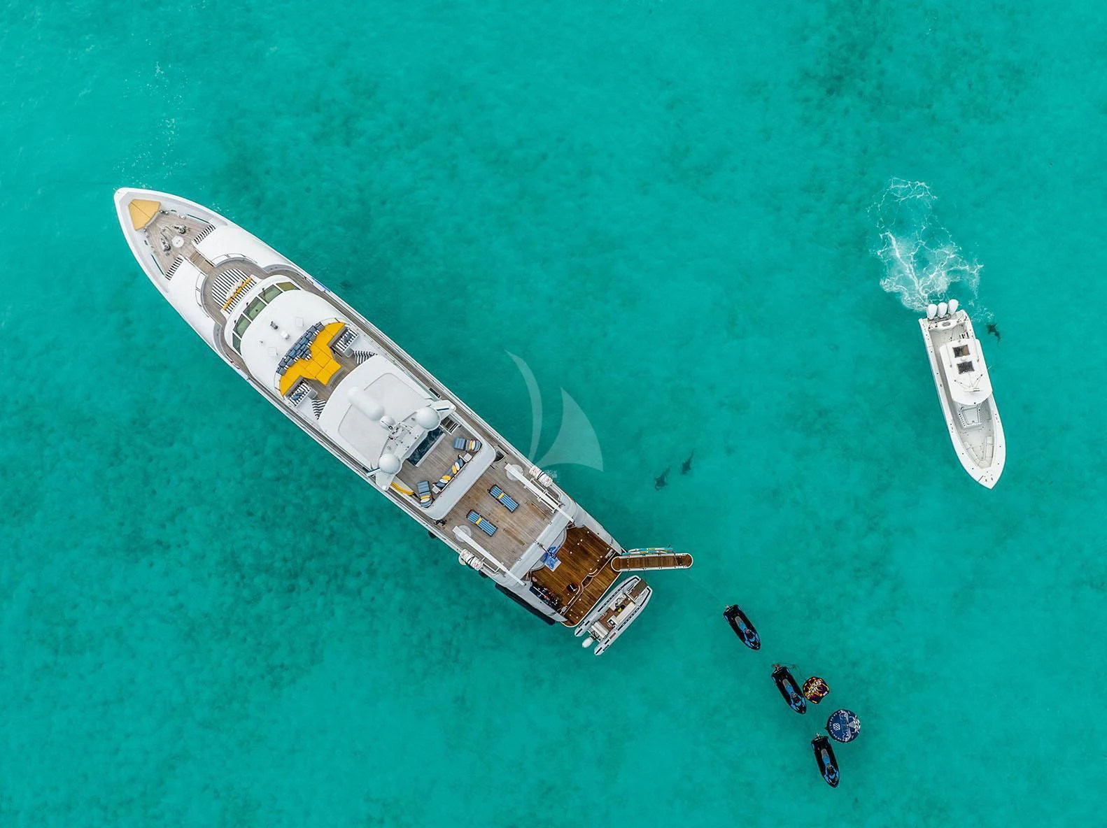 a group of people sailing on the sea aboard GRADE I Yacht for Charter