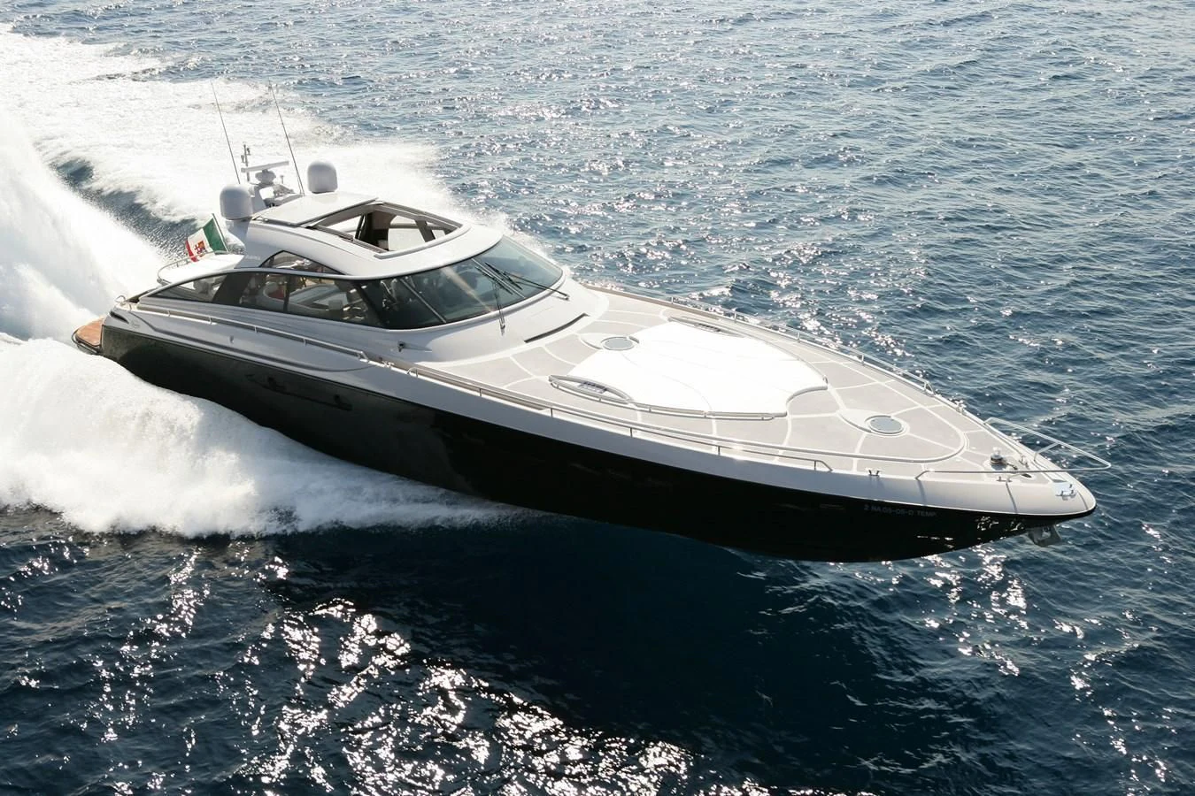 a white yacht in the water aboard SUR L'ONDE 2 Yacht for Sale