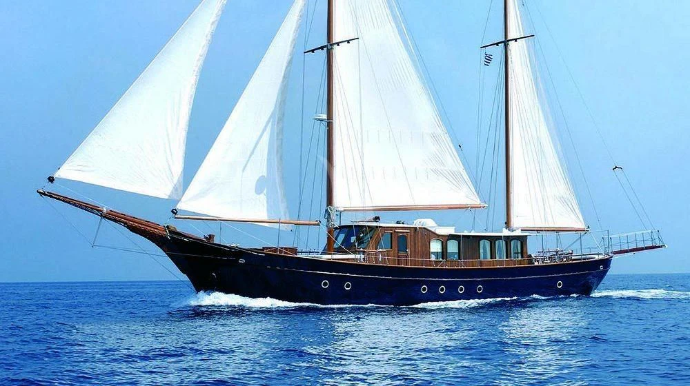 a boat on the water aboard LIANA H Yacht for Charter