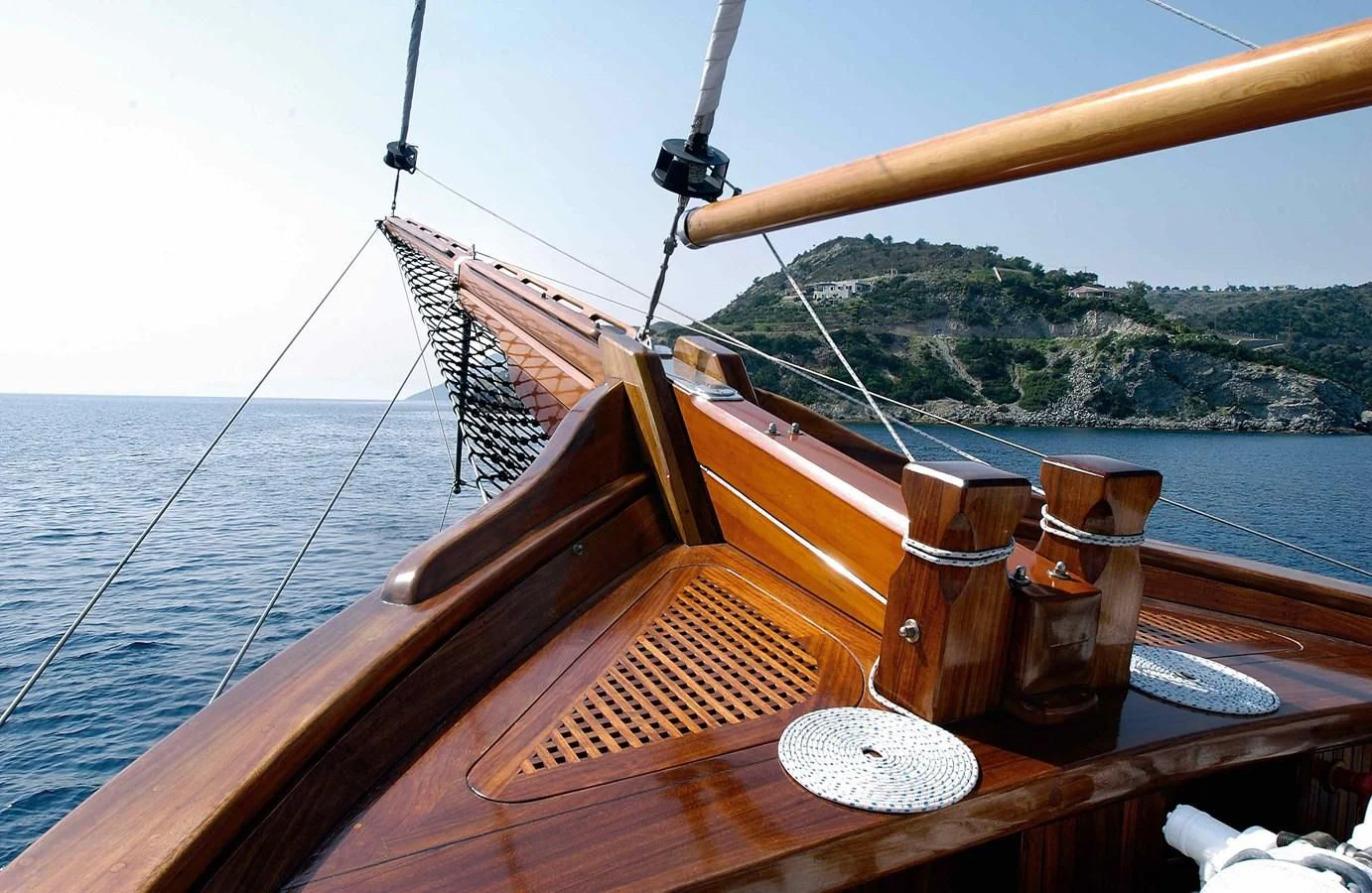 a boat on the water aboard LIANA H Yacht for Charter