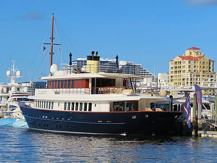 a boat in the water aboard OMNIA 1 Yacht for Sale