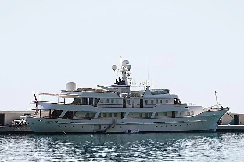 a boat on the water aboard MESERRET II Yacht for Sale