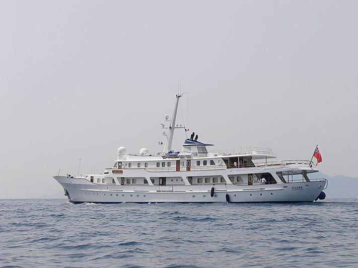a boat in the water aboard MESERRET II Yacht for Sale