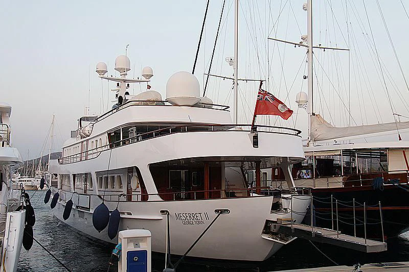 diagram aboard MESERRET II Yacht for Sale