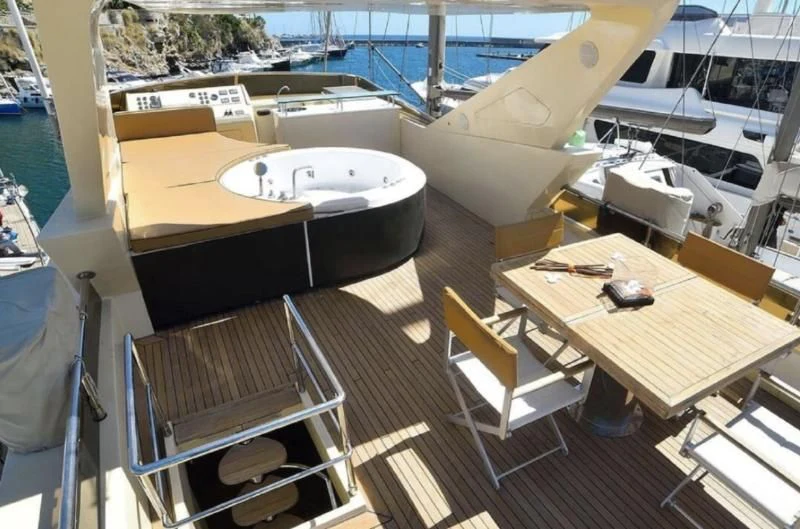 a boat on the water aboard ANDEA Yacht for Sale