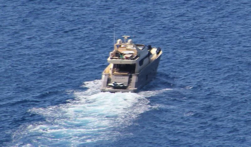 a boat in the water aboard ANDEA Yacht for Sale