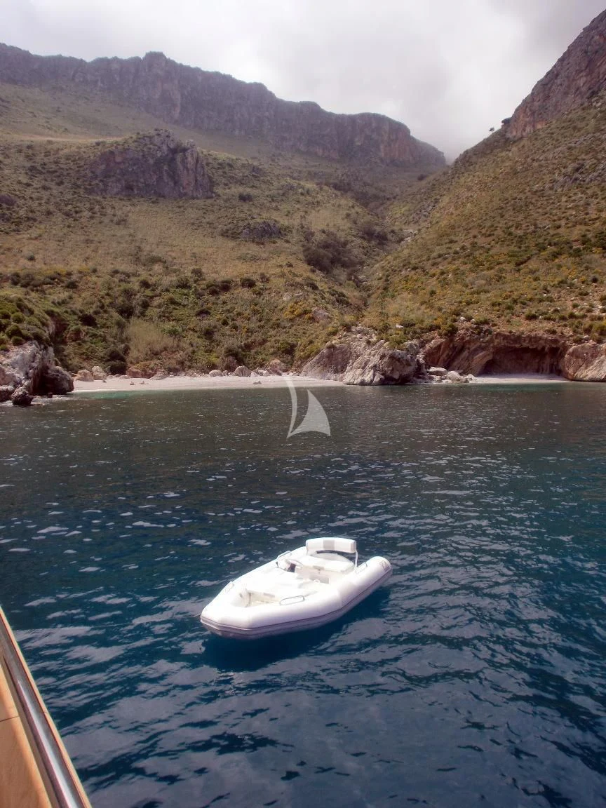 a boat on the water aboard ANDEA Yacht for Sale