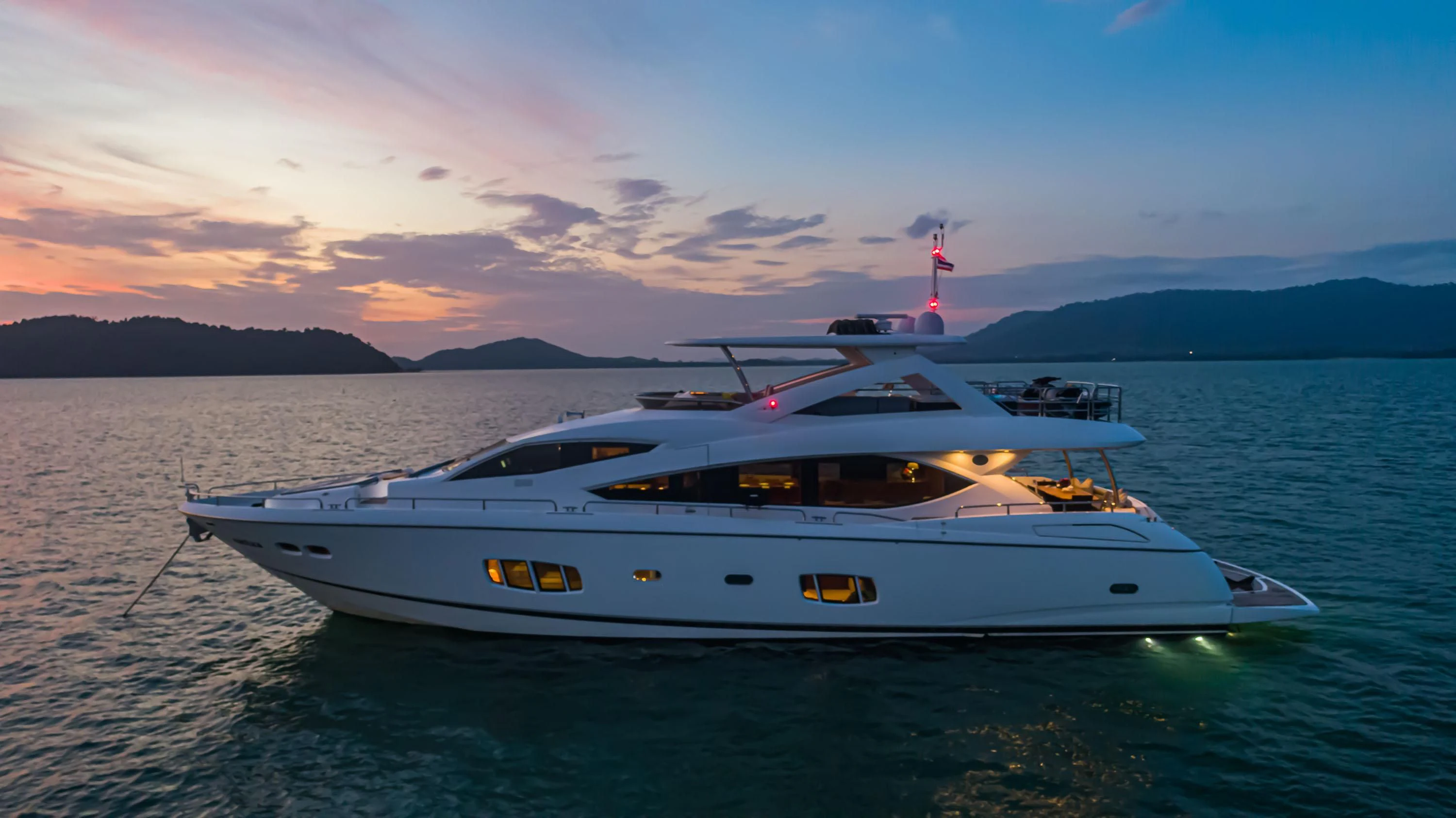 a boat in the water aboard ANDEA Yacht for Sale