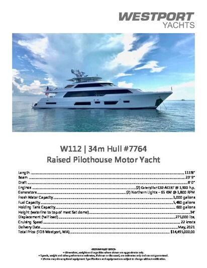 table aboard RING-N-WET Yacht for Sale