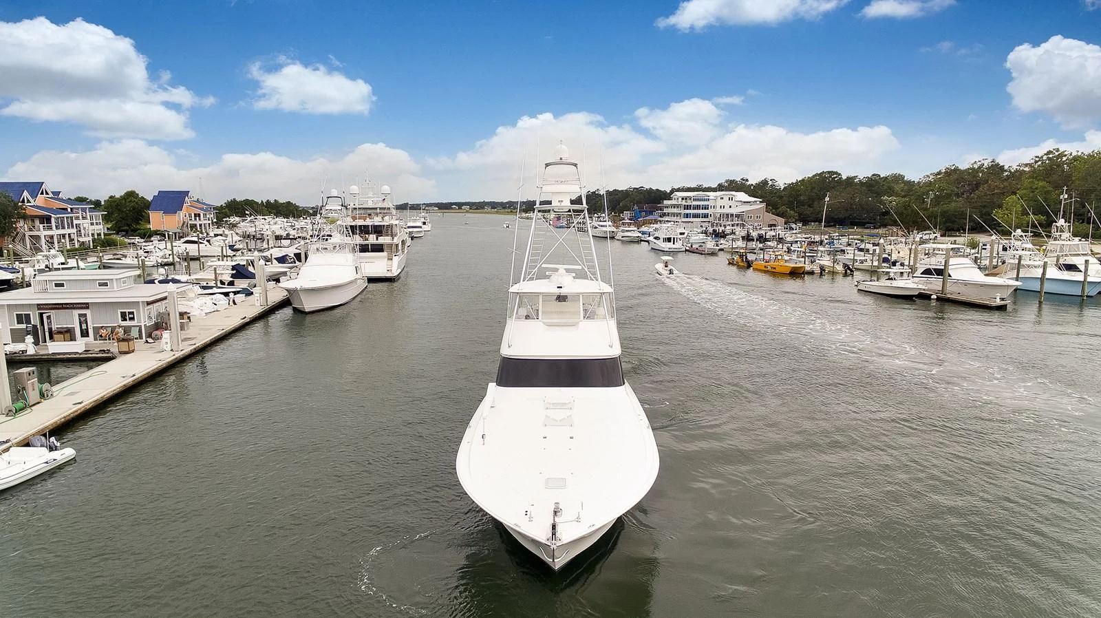 a boat in the water aboard RHINO FISH Yacht for Sale