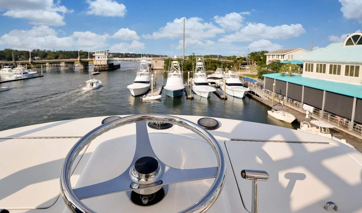 a boat in the water aboard RHINO FISH Yacht for Sale