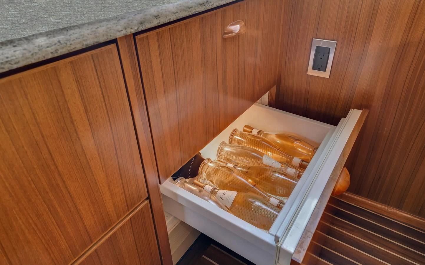 a box of food aboard RHINO FISH Yacht for Sale