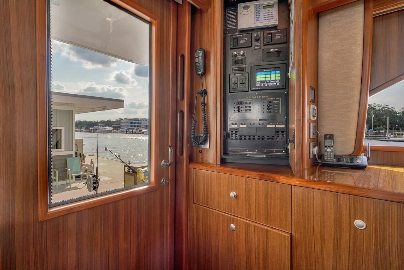 a machine on the counter aboard RHINO FISH Yacht for Sale