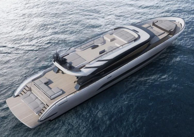 a ship on the water aboard 50 SHADES OF PLAY Yacht for Sale