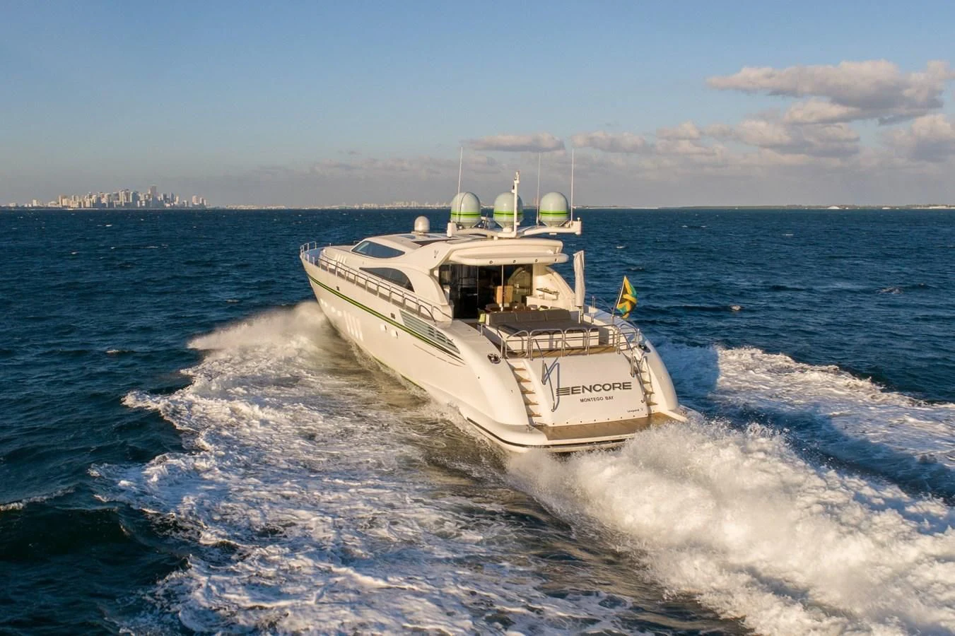 a boat on the water aboard ENCORE Yacht for Sale