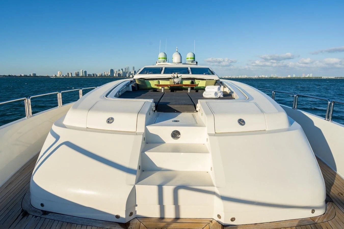 a boat on the water aboard ENCORE Yacht for Sale