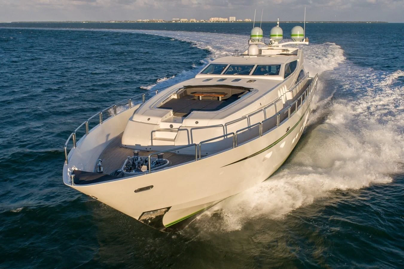 a boat on the water aboard ENCORE Yacht for Sale