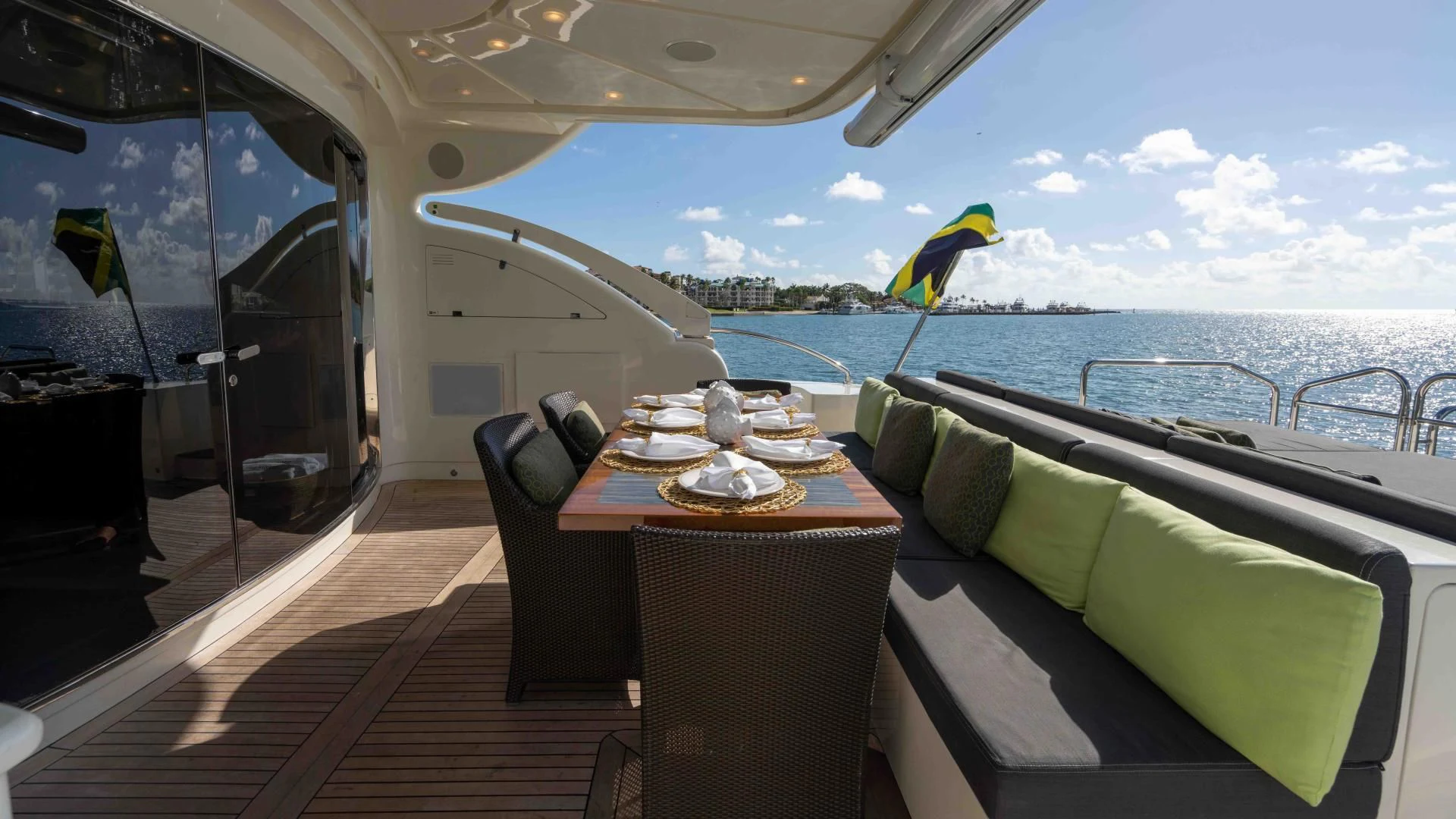 a boat on the water aboard ENCORE Yacht for Sale