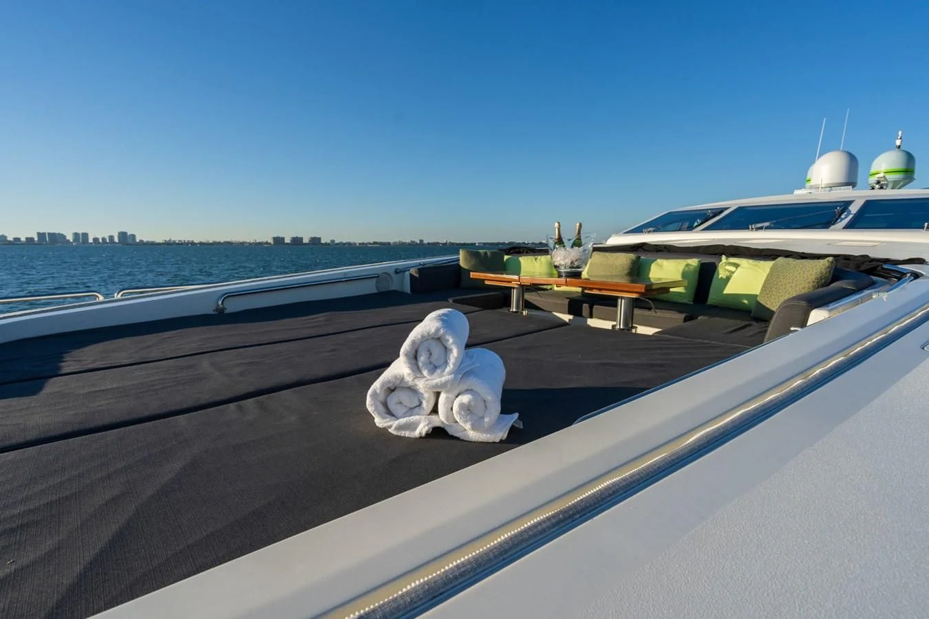 a boat on the water aboard ENCORE Yacht for Sale