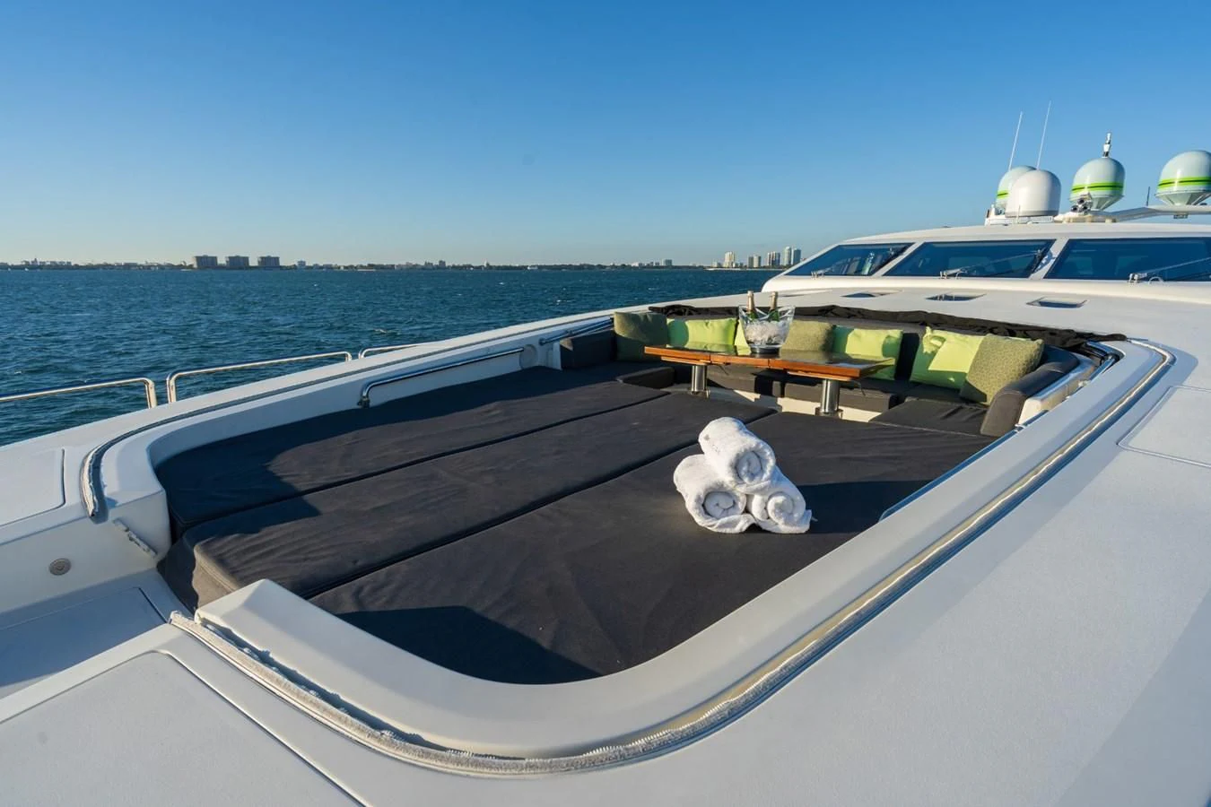 a boat on the water aboard ENCORE Yacht for Sale