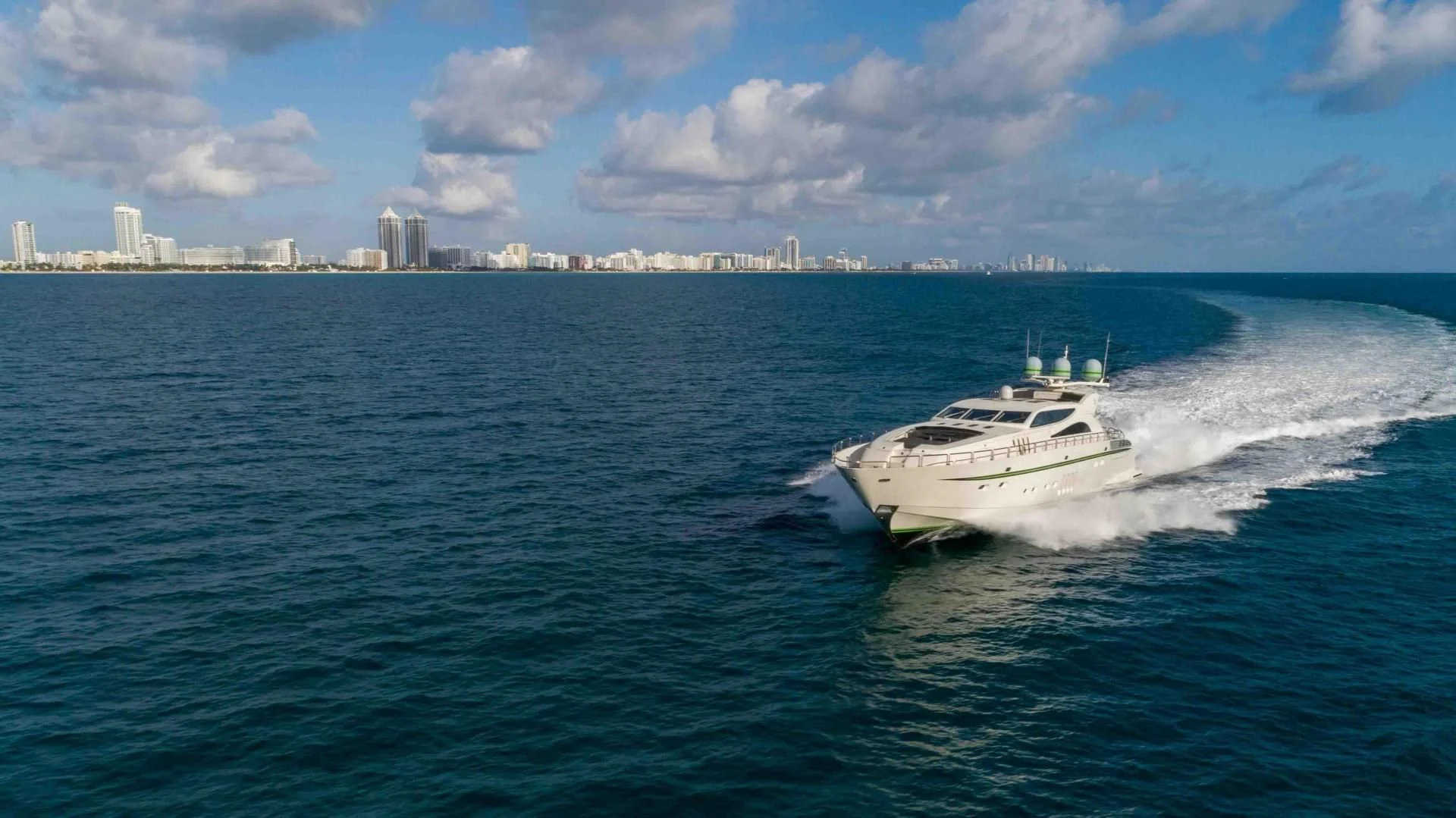 a boat on the water aboard ENCORE Yacht for Sale
