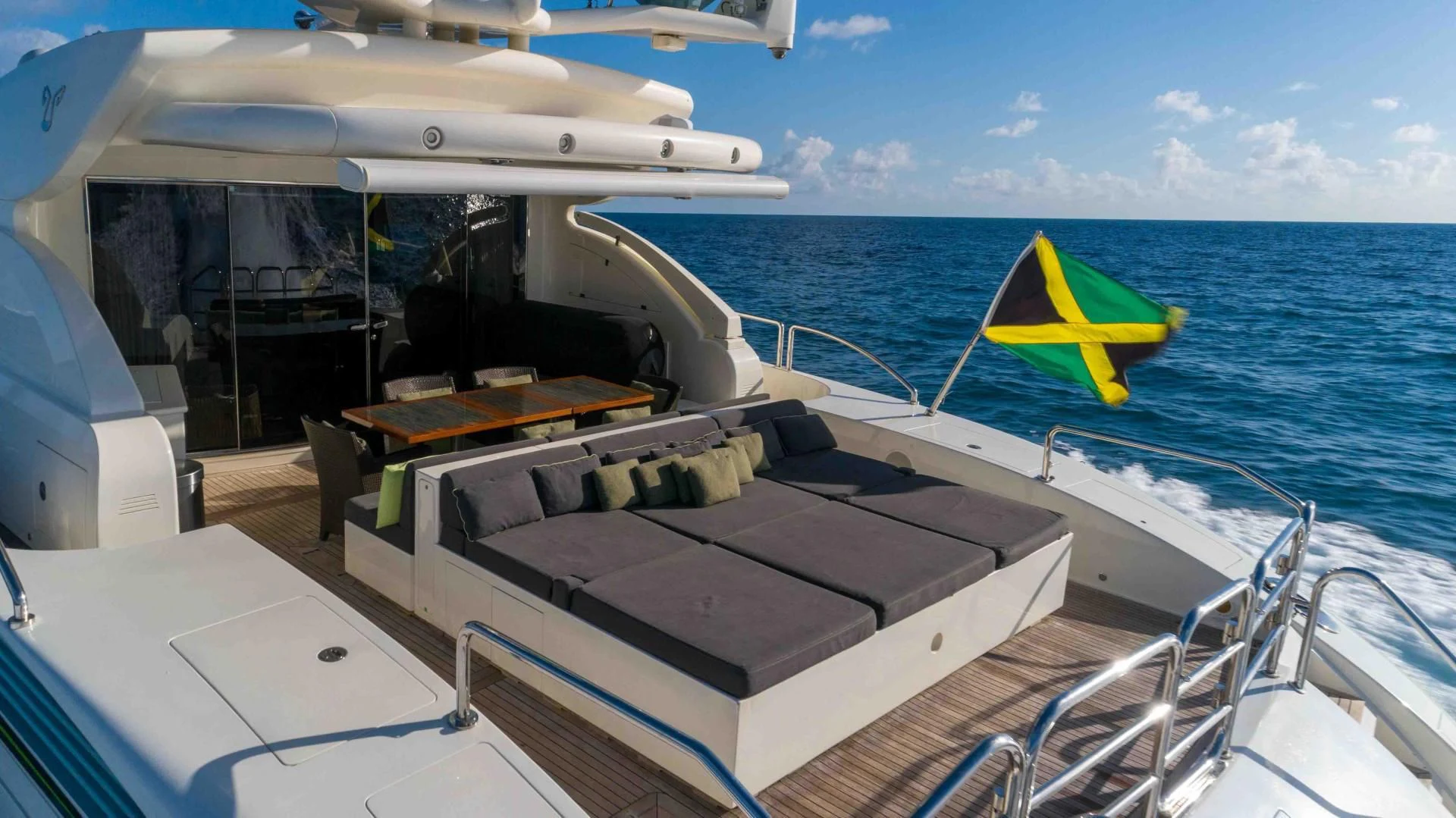 a boat on the water aboard ENCORE Yacht for Sale