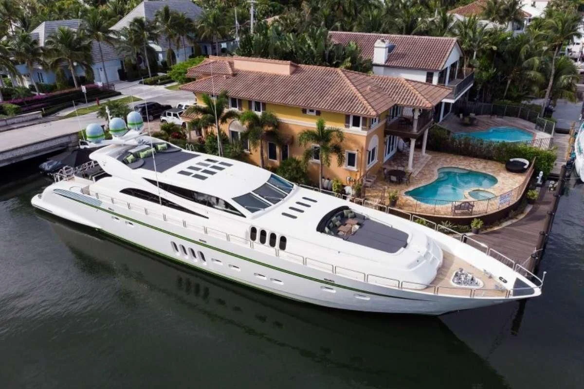 a boat on the water aboard ENCORE Yacht for Sale